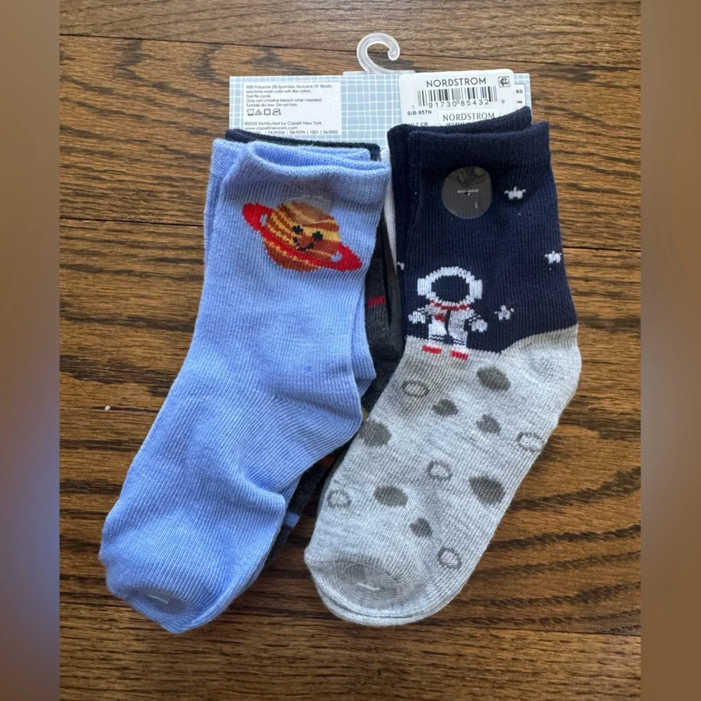 Capelli Kids 10 Pair Ankle Socks 2-4T NWT Novelty Bundle